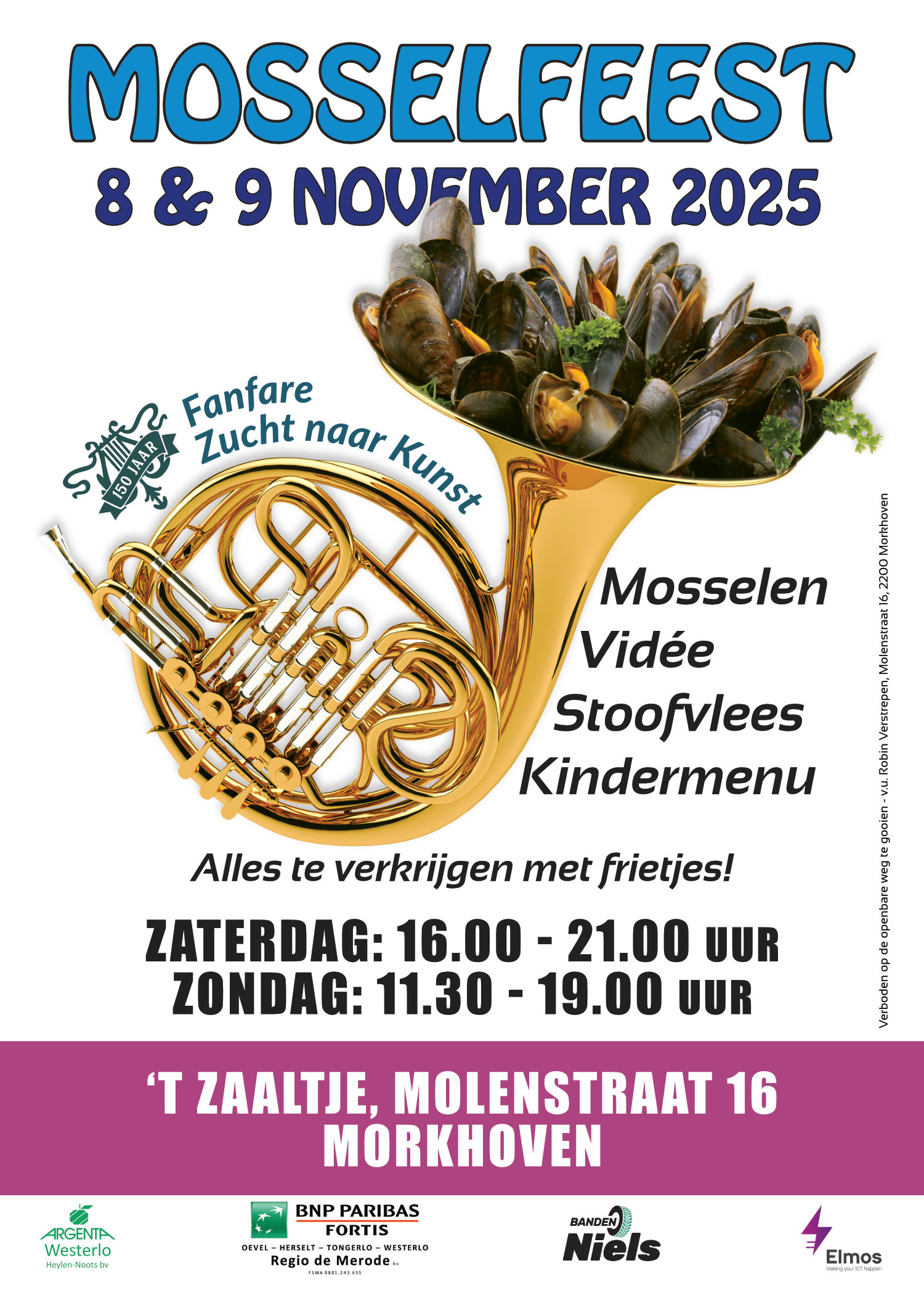 Flyer Mosselfeest 2025