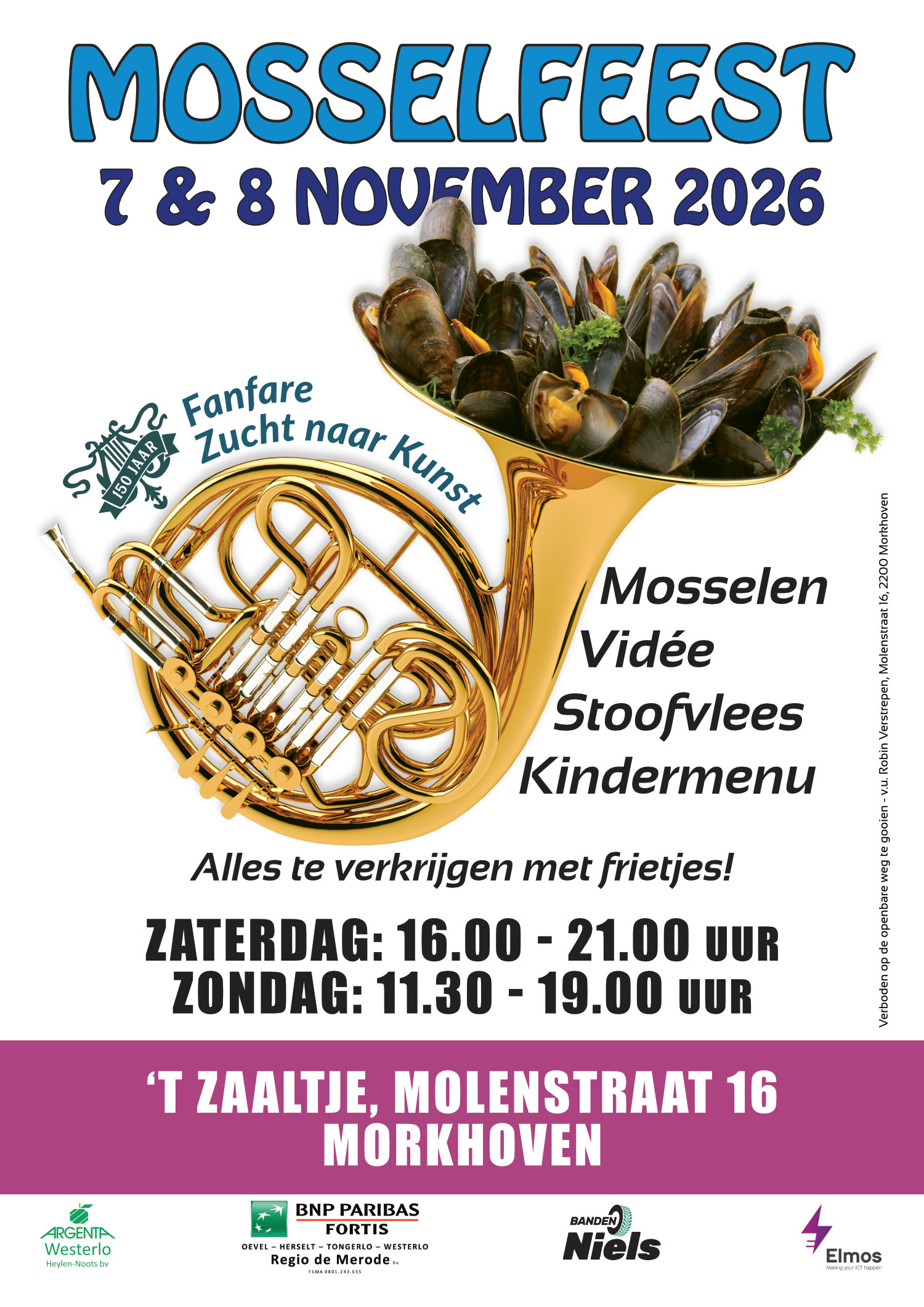 Flyer Mosselfeest 2026